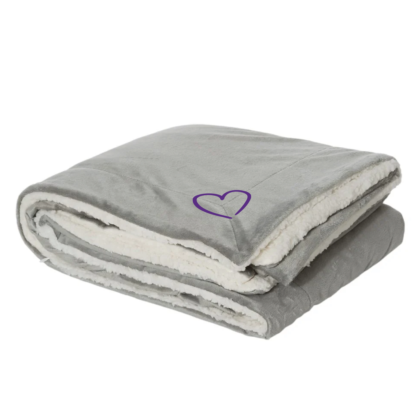 Purple Pak Mink Sherpa 50" x 60" Blanket